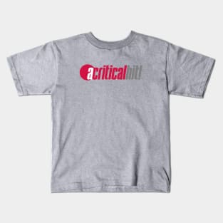 A Critical Hit! Logo (Light) Kids T-Shirt